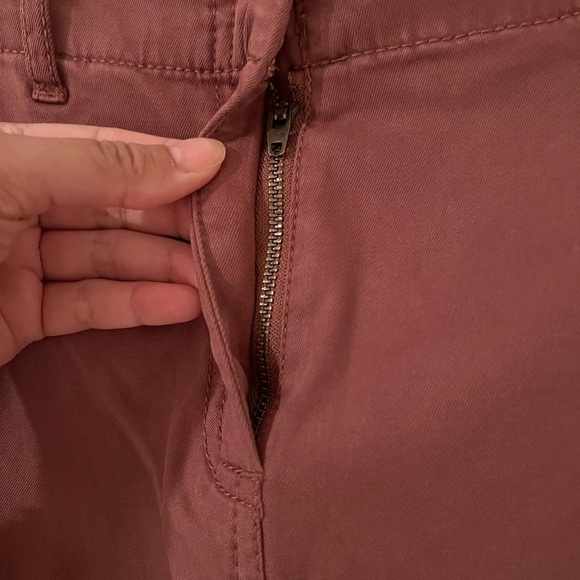 NWT JOIE High Rise Tapered Trousers Pants Terracotta Sz 8 - Picture 4 of 7